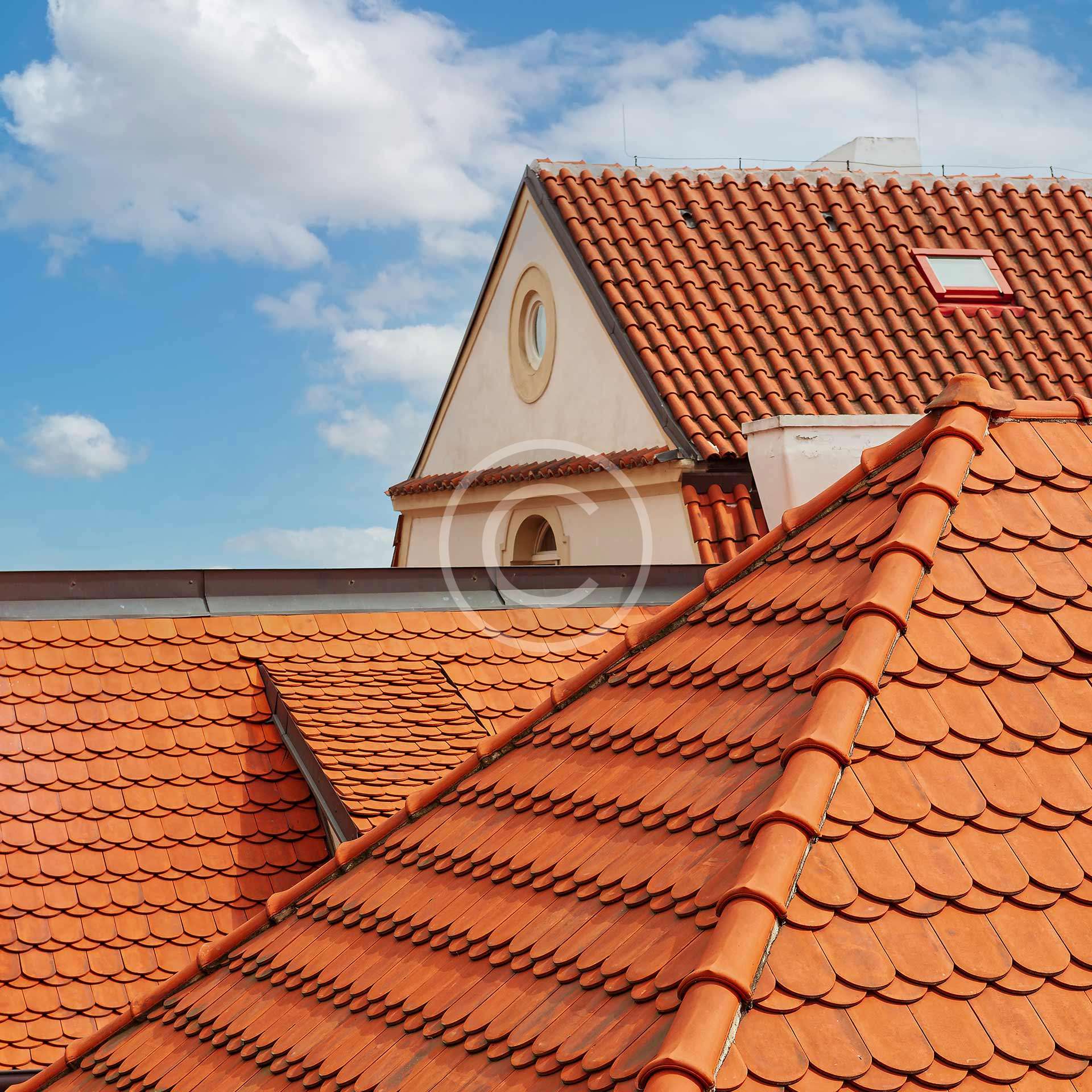 Tile roofing
